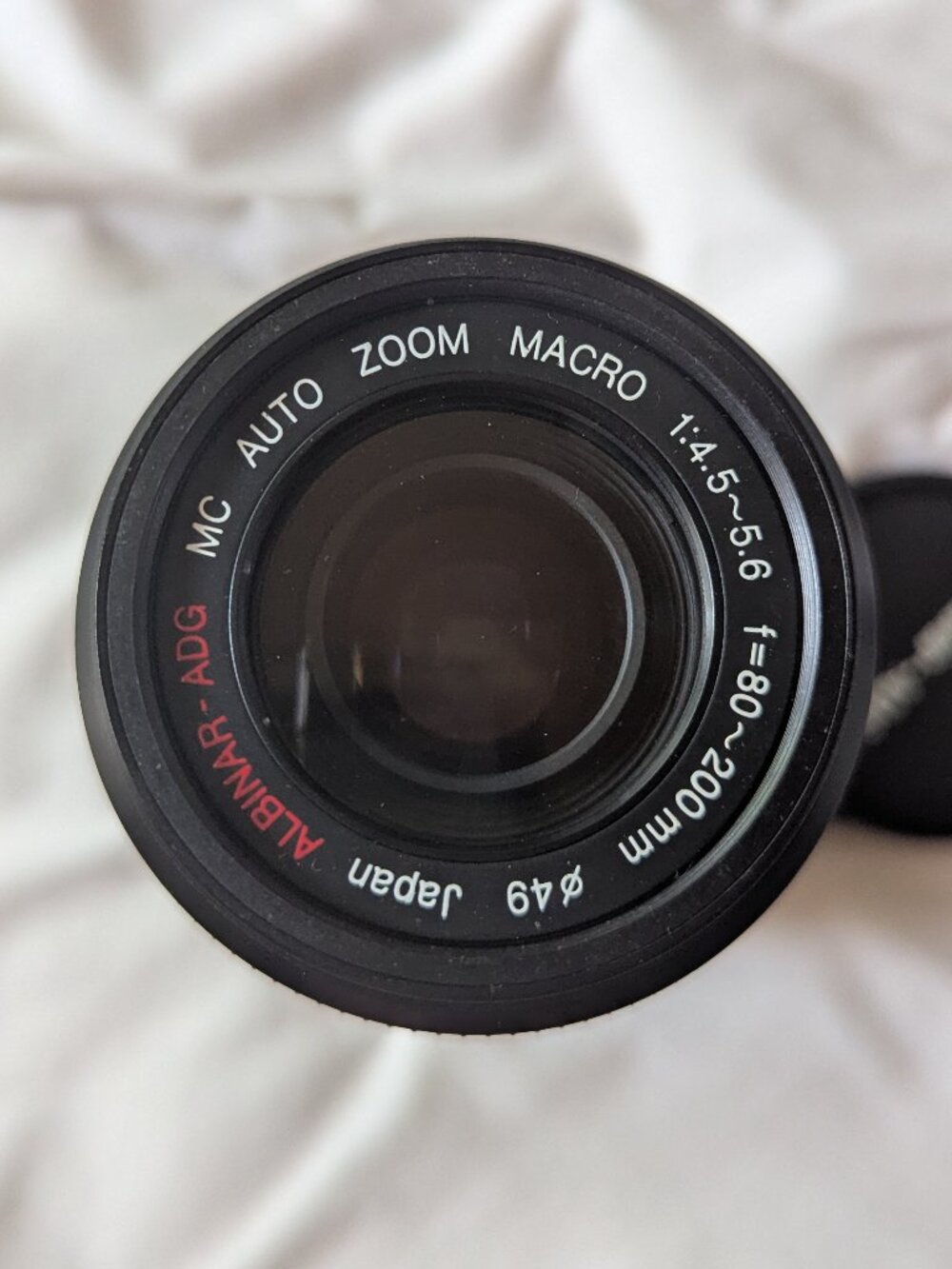 Vintage Albinar-ADG MC Auto Zoom Macro 1:4.5 - 5.6 lens f=80~200mm Made in Japan